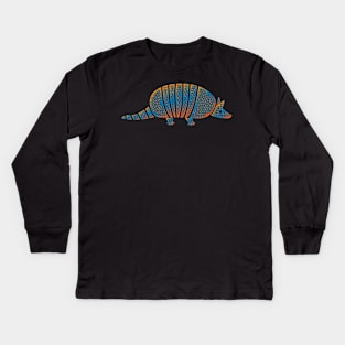 Armadillo Art Kids Long Sleeve T-Shirt